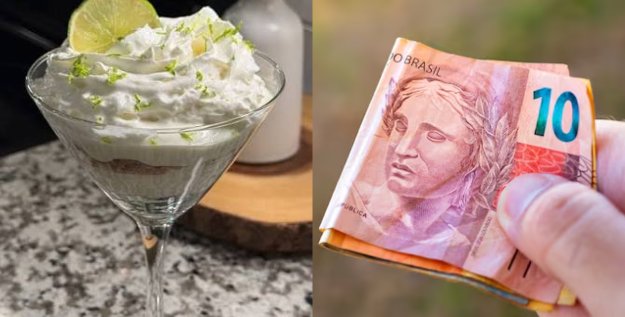 A sobremesa que parece cara, mas custa menos de R$ 10 para fazer