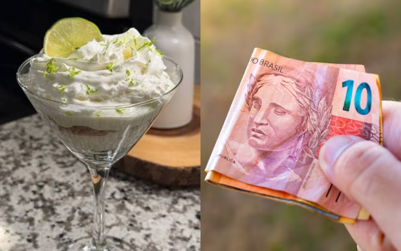 A sobremesa que parece cara, mas custa menos de R$ 10 para fazer
